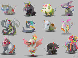 卡哇伊十二生肖（个人主页-ZNjkzMDY0） - 商业插画 - 站酷设计师PEIPEI_WONG原创素材 - 站酷ZCOOL