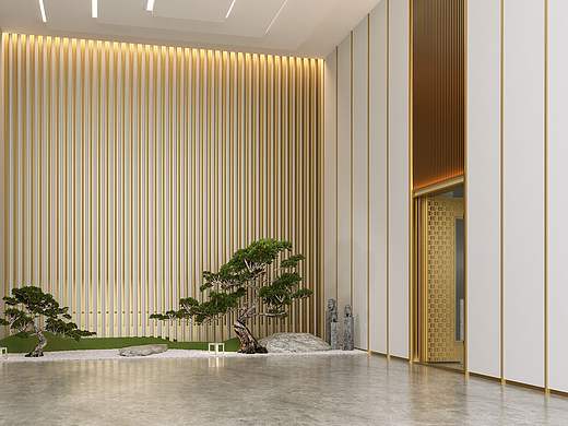 一组售楼处效果图