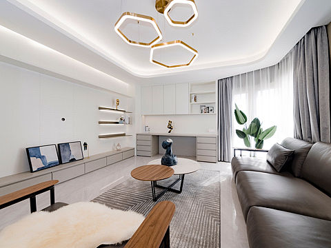 深圳 顶豪复式 极简风 建筑空间摄影