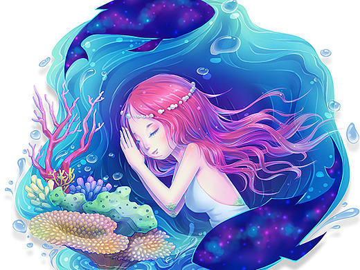 星座少女（个人主页-ZMTk0OTUzMjQ=） - 商业插画 - 站酷设计师邓荣GloryDeng原创素材 - 站酷ZCOOL