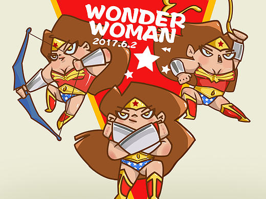 神奇女侠（个人主页-ZMjIwMjkxMDg=） - 商业插画 - 站酷设计师懒森原创素材 - 站酷ZCOOL