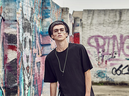 潮牌男装形象片外景拍摄