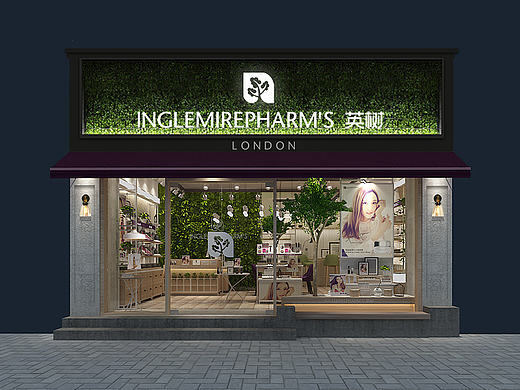 护肤品品牌店面设计