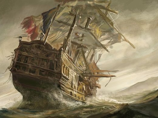 海中船（臨?。▊€人主頁-ZMTI4Nzk3ODg=） - 創(chuàng)作習作 - 站酷設計師菩提子崖原創(chuàng)素材 - 站酷ZCOOL