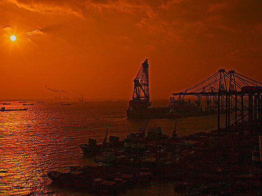 全景影像长兴岛风光