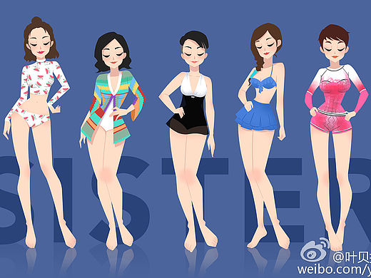 花样姐姐第二季泳装展示~