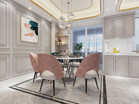 新作|轻奢风格优雅梦幻，每一处都美的淋漓尽致（个人主页-ZMzU5MzYxMjQ=） - 家装设计 - 站酷设计师芷诺空间设计原创素材 - 站酷ZCOOL