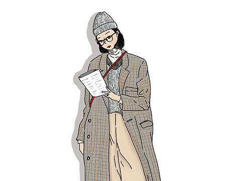 【Procreate】秋冬 。穿搭服饰小插画 #1