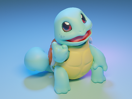 斑斓练习——杰尼龟