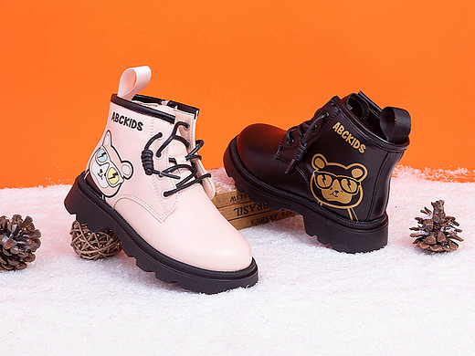 冬款童鞋拍摄
