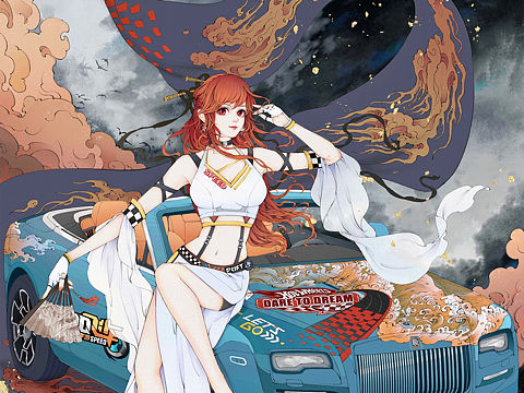 QQ飞车劳斯莱斯 小橘子