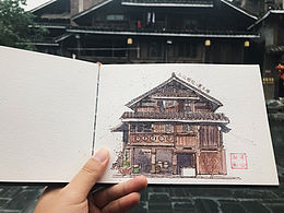 手绘作品