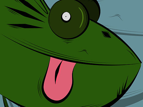 变色龙（个人主页-ZNDMyMzc1Njg=） - 新锐潮流插画 - 站酷设计师Z74409297原创素材 - 站酷ZCOOL