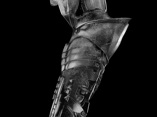 金属手臂材质临摹