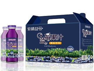 蓝莓果汁包装设计