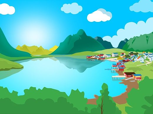 鼠绘练习-风景（个人主页-ZMTQwNDI4Njg=） - 创作习作 - 站酷设计师玄野R原创素材 - 站酷ZCOOL