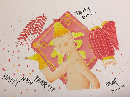 鸡年快乐（个人主页-ZMTk5Mjg4NjA=） - 儿童插画 - 站酷设计师旭斌原创素材 - 站酷ZCOOL