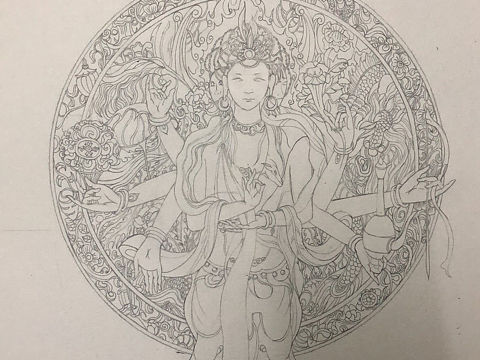 五张线稿（个人主页-ZMzE5MjI5OTY=） - 创作习作 - 站酷设计师天上一洛原创素材 - 站酷ZCOOL