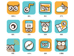 动物主题icon－猫头鹰