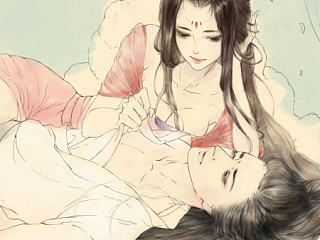 白子畫與花千骨（個人主頁-ZNjUyMzk2NA==） - 商業(yè)插畫 - 站酷設計師bamboocm原創(chuàng)素材 - 站酷ZCOOL