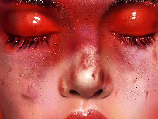 我用红色描绘我自己