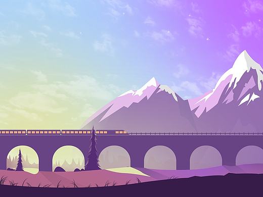 夜幕（个人主页-ZMjAwNjMzNTY=） - 艺术插画 - 站酷设计师吖蛋黄酱原创素材 - 站酷ZCOOL