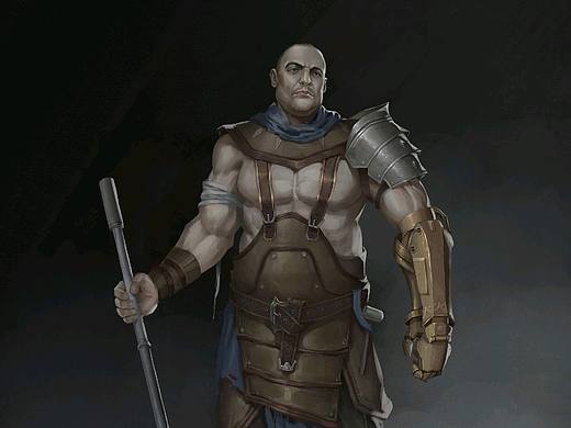 人类铁匠立绘（个人主页-ZNTg4MTQzNTY=） - 游戏原画 - 站酷设计师福狸狸鸭原创素材 - 站酷ZCOOL