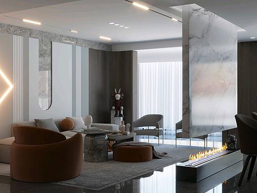 現(xiàn)代大平層（個人主頁-ZMzU4ODY5NTY=） - 家裝設(shè)計 - 站酷設(shè)計師吳老二腦血栓原創(chuàng)素材 - 站酷ZCOOL