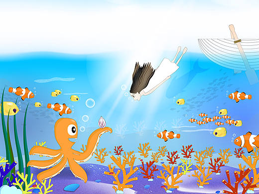 AI绘制海底世界（个人主页-ZMjE2MDk4NTI=） - 其他平面 - 站酷设计师老胡家的二女儿原创素材 - 站酷ZCOOL