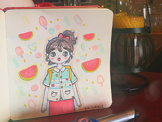 一堆小手绘~（个人主页-ZMTczNjcwMDQ=） - 艺术插画 - 站酷设计师牛小美milk原创素材 - 站酷ZCOOL