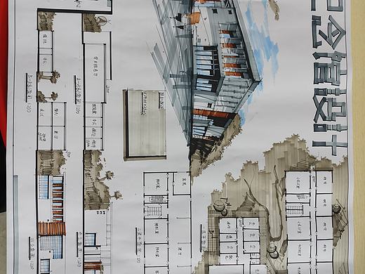 建筑手绘效果图