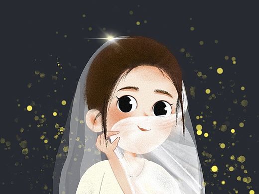 头纱女孩