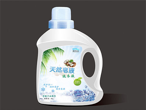 天然洗衣液包装设计