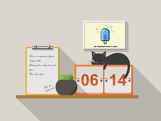 临摹作品--BIGD会呼吸的猫长投影（个人主页-ZMTY5MDI2NDA=） - 图标 - 站酷设计师Cooper_原创素材 - 站酷ZCOOL