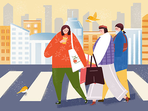 Shopping girl