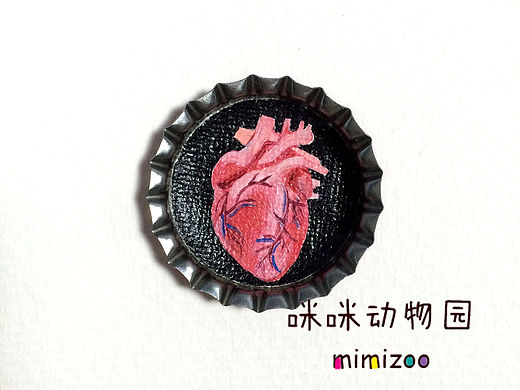 瓶盖中的迷你油画