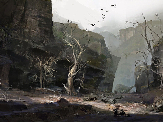 山谷|插画|游戏原画|昔子rust - 原创作品 - 站酷 (zcool)