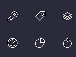 2px线性图标小练习第三弹（个人主页-ZMjA5NzQyNTI=） - 图标 - 站酷设计师白鱼非羽原创素材 - 站酷ZCOOL