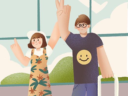 旅行季（个人主页-ZMzk0OTE3NDg=） - 商业插画 - 站酷设计师爱吃Eating原创素材 - 站酷ZCOOL