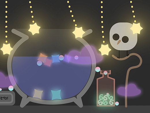 《魔法坩埚》Newton插件习作