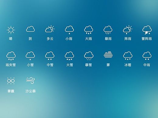 天气图标