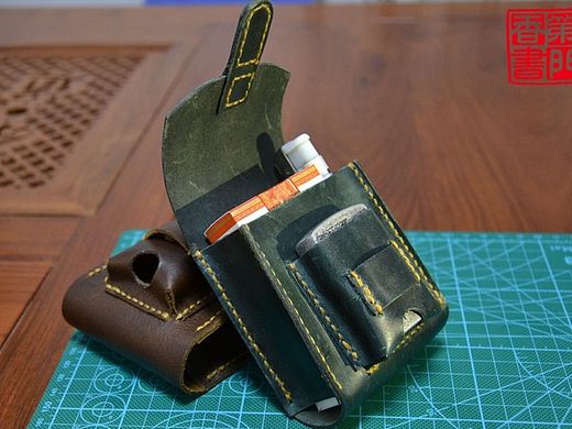 皮革煙盒（個人主頁-ZMTI1OTM1NTI=） - 工藝品設(shè)計 - 站酷設(shè)計師MikeYY原創(chuàng)素材 - 站酷ZCOOL