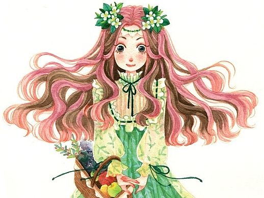 水彩小结—10妹子