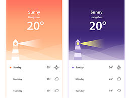 天气界面