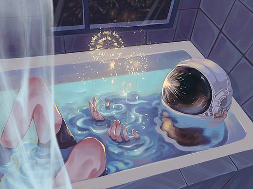 水烟花