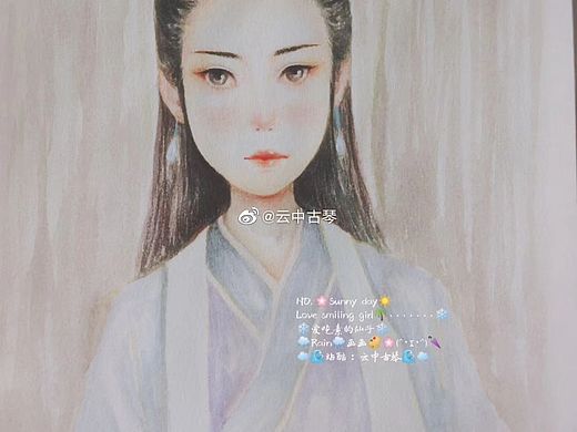 水彩古风人物～