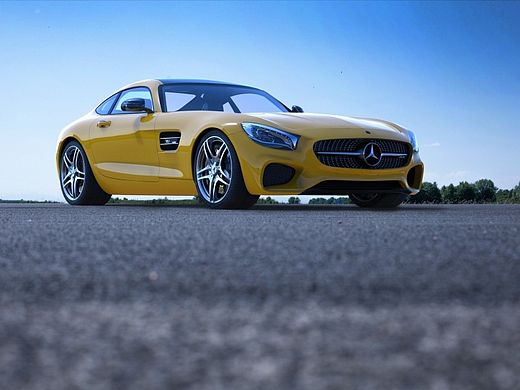 Mercedes Benz AMG-GT CGI练习