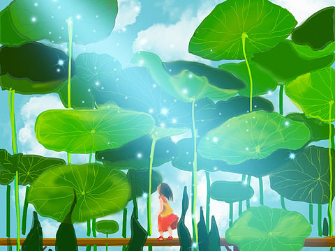 夏天来了（个人主页-ZNTI4NjAwNTY=） - 绘本 - 站酷设计师插画师YP原创素材 - 站酷ZCOOL