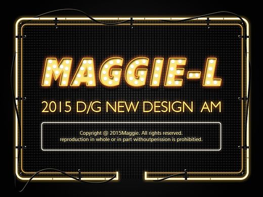 临摹-荧光字效果