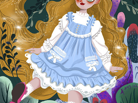 可爱娃娃（个人主页-ZMzMyOTU5MDQ=） - 儿童插画 - 站酷设计师卓小哼原创素材 - 站酷ZCOOL